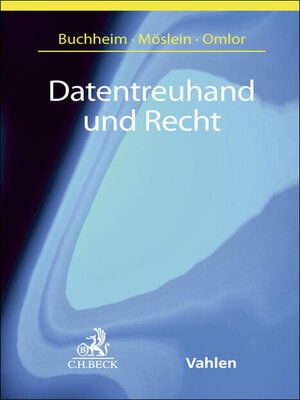 cover image of Datentreuhand und Recht